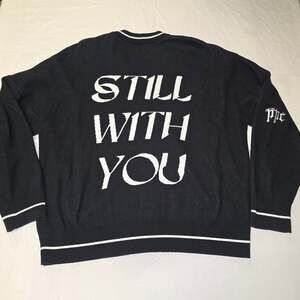 PPC Still With You Black Button Up Cardigan XL